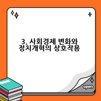 3. 사회경제 변화와 정치개혁의 상호작용