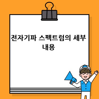 전자기파 스펙트럼의 세부 내용