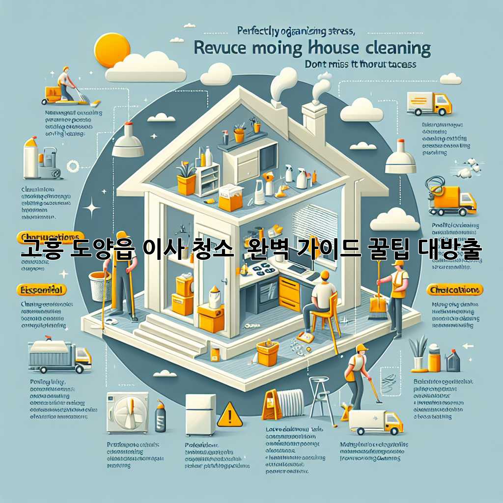 고흥 도양읍 이사 청소 ✨ 완벽 가이드: 꿀팁 대방출! 🏡