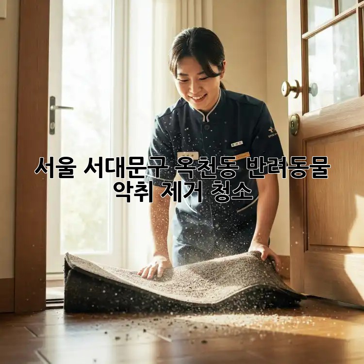 서울 서대문구 옥천동 반려동물 악취 제거 청소