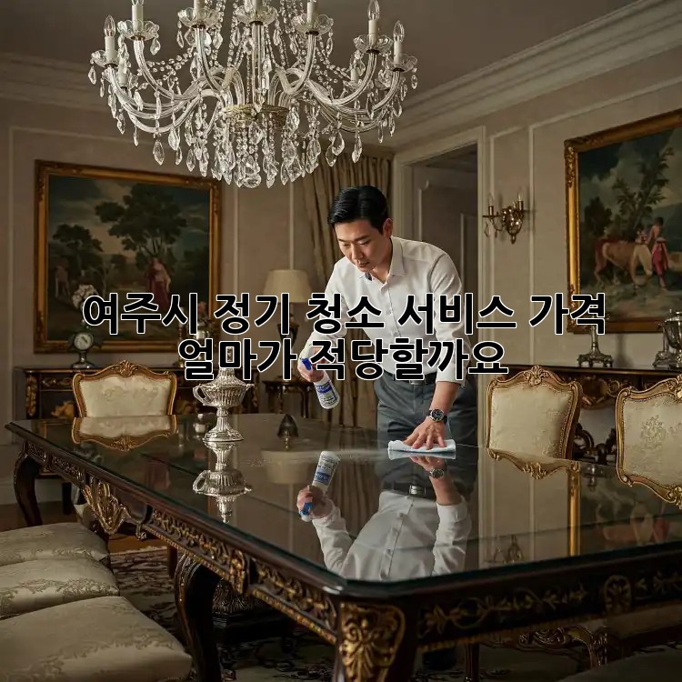 여주시 정기 청소 서비스 가격, 얼마가 적당할까요?
